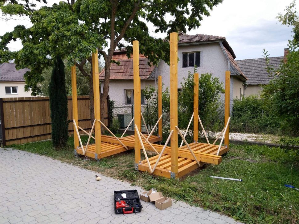 Isometall - zemné vruty - prístrešok