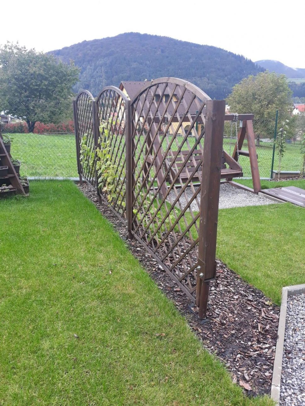 Isometall - zemné vruty - pergola